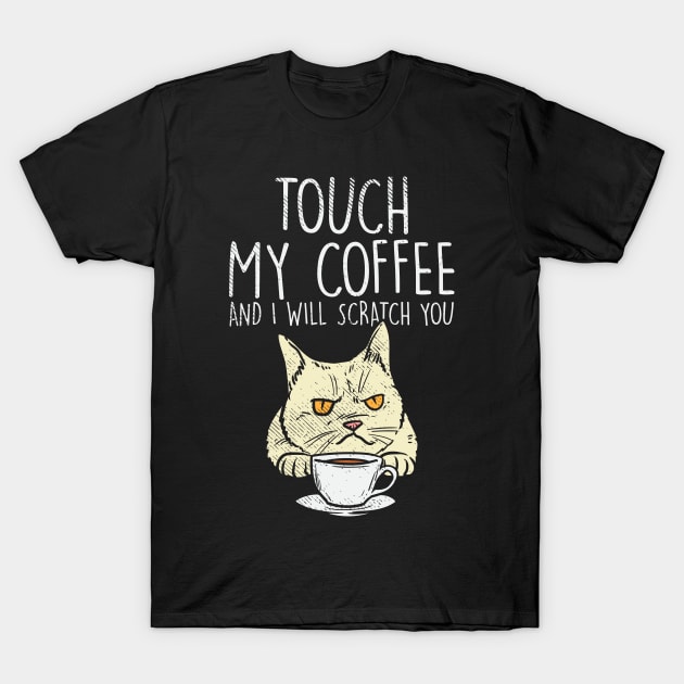 Cats and coffee cat lover coffee lover T-Shirt by Tom´s TeeStore